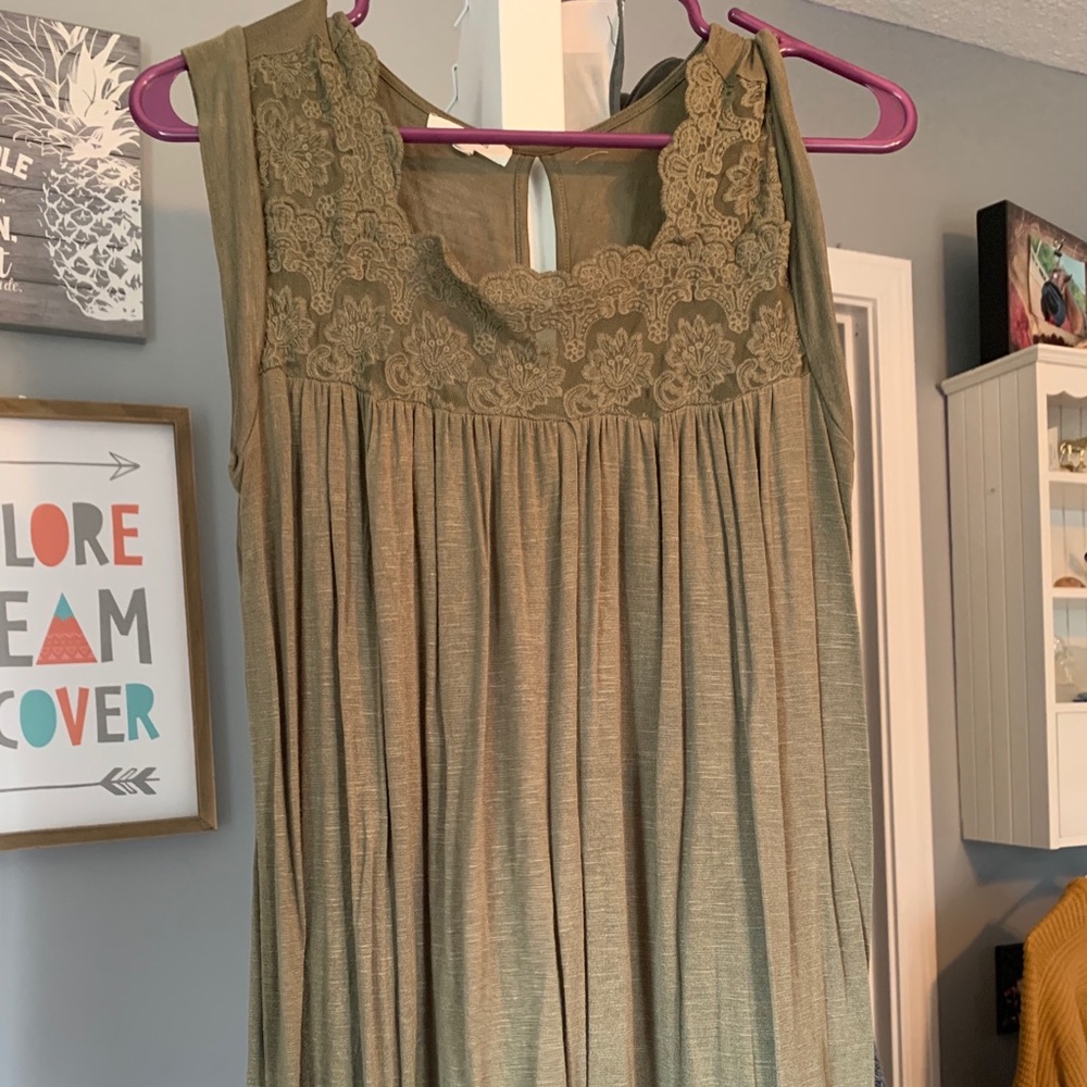 Green Tank Top